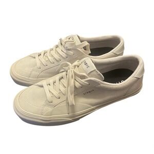 Straye Sneakers Mens Size 10 Bone Suede Lace Up Skateboarding Shoes NWOB
